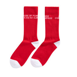 Socks 6-13 Abuse of Power Jenny Holzer 